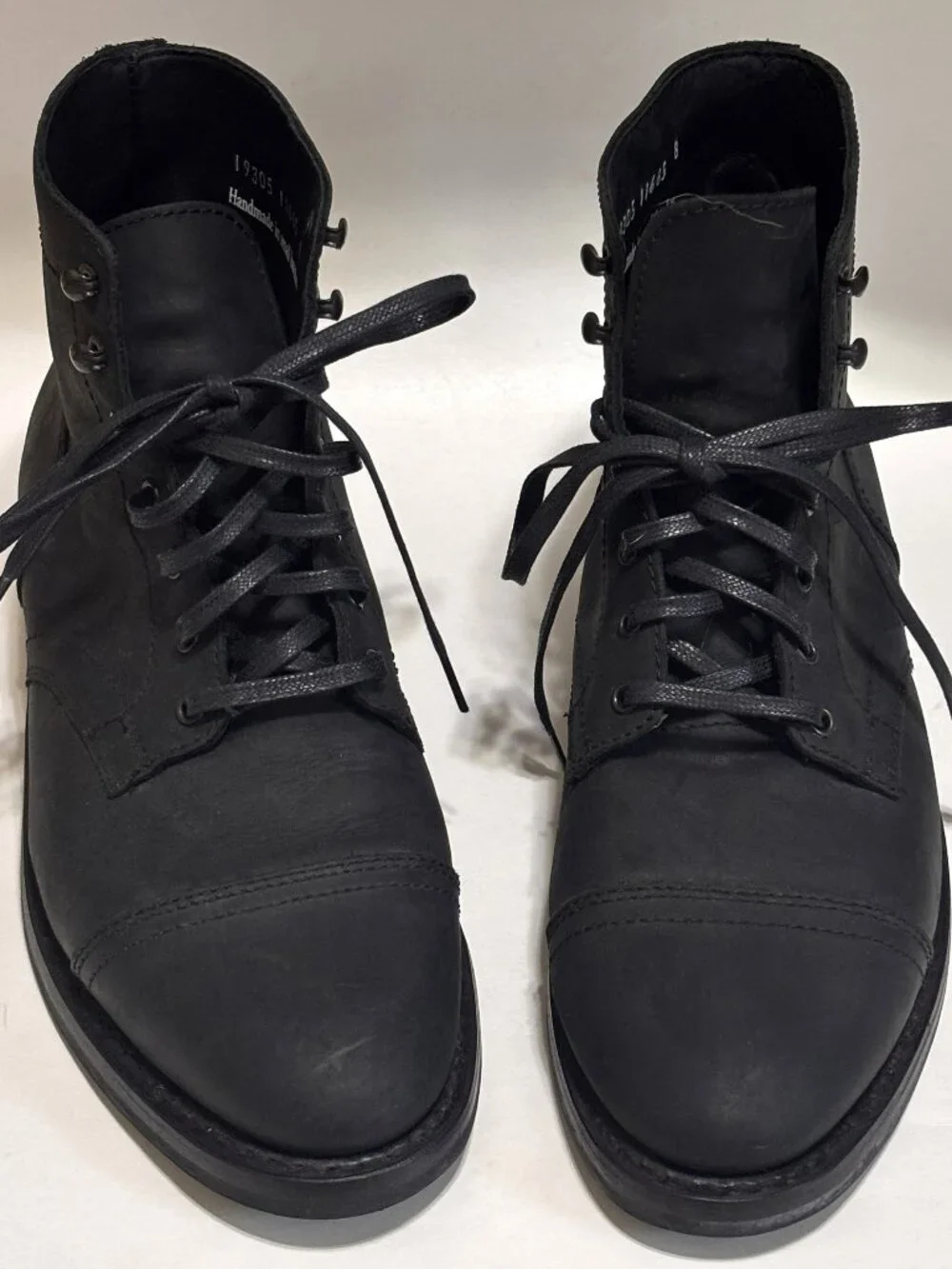 Thursday Men's Matte Black Captain Leather Boots 9.5